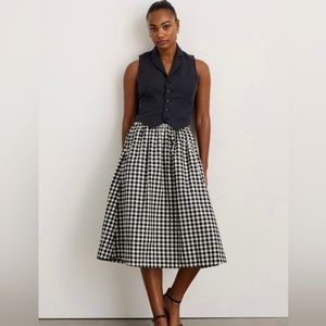ALEX MILL, gingham skirt, XS